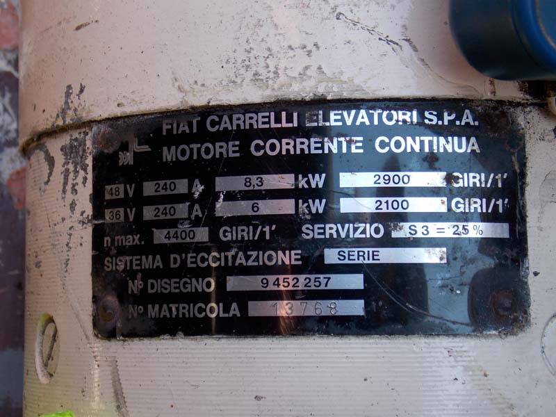 fiat carrelli elavatori motor