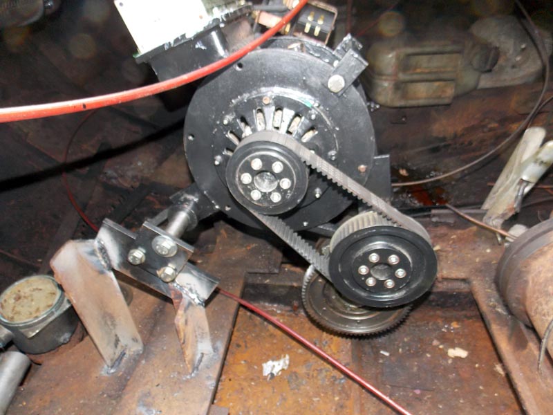 12HP electric boat motor conversion