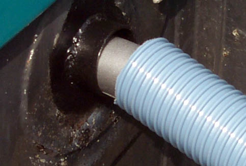 Woonboot riol isolation